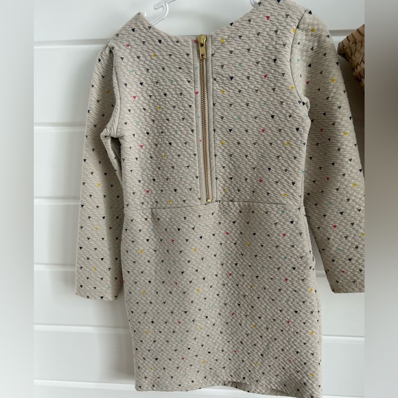 H&M Cream Triangle Print Ponte Dress - Picture 4 of 7